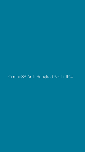 Tampilan Antarmuka Aplikasi Combo88 Anti Rungkad Pasti Jp - 4