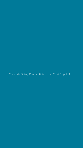 Tampilan Antarmuka Aplikasi Condo4d Situs Dengan Fitur Live Chat Cepat - 1
