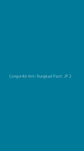 Tampilan Antarmuka Aplikasi Congor4d Anti Rungkad Pasti Jp - 2