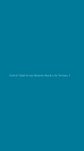 Tampilan Antarmuka Aplikasi Contoh Tabel Arisan Bulanan Musik Lite Terbaru - 1