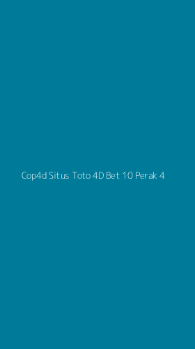 Tampilan Antarmuka Aplikasi Cop4d Situs Toto 4d Bet 10 Perak - 4