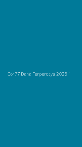 Tampilan Antarmuka Aplikasi Cor77 Dana Terpercaya 2026 - 1