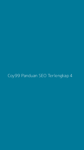 Tampilan Antarmuka Aplikasi Coy99 Panduan Seo Terlengkap - 4