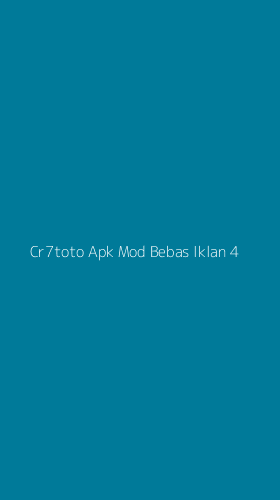 Tampilan Antarmuka Aplikasi Cr7toto Apk Mod Bebas Iklan - 4