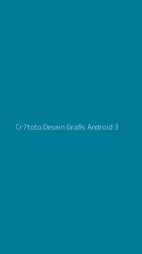 Tampilan Antarmuka Aplikasi Cr7toto Desain Grafis Android - 3