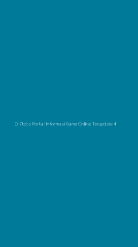 Tampilan Antarmuka Aplikasi Cr7toto Portal Informasi Game Online Terupdate - 4