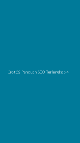 Tampilan Antarmuka Aplikasi Crot69 Panduan Seo Terlengkap - 4