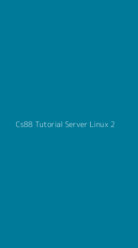 Tampilan Antarmuka Aplikasi Cs88 Tutorial Server Linux - 2