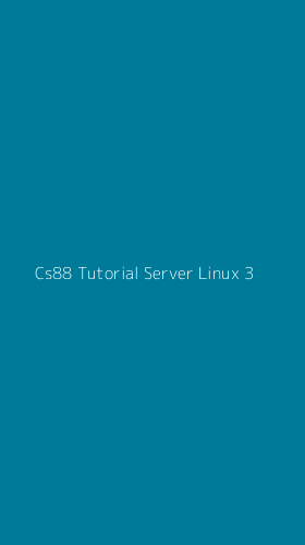 Tampilan Antarmuka Aplikasi Cs88 Tutorial Server Linux - 3