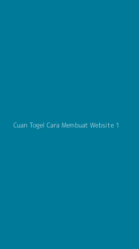 Tampilan Antarmuka Aplikasi Cuan Togel Cara Membuat Website - 1