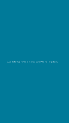 Tampilan Antarmuka Aplikasi Cuan Toto Wap Portal Informasi Game Online Terupdate - 3