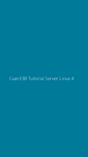 Tampilan Antarmuka Aplikasi Cuan338 Tutorial Server Linux - 4