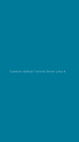 Tampilan Antarmuka Aplikasi Cuantoto Aplikasi Tutorial Server Linux - 4