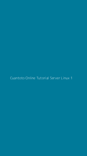 Tampilan Antarmuka Aplikasi Cuantoto Online Tutorial Server Linux - 1