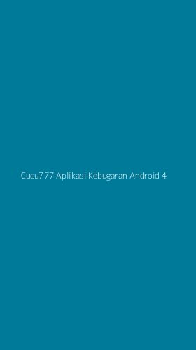 Tampilan Antarmuka Aplikasi Cucu777 Aplikasi Kebugaran Android - 4