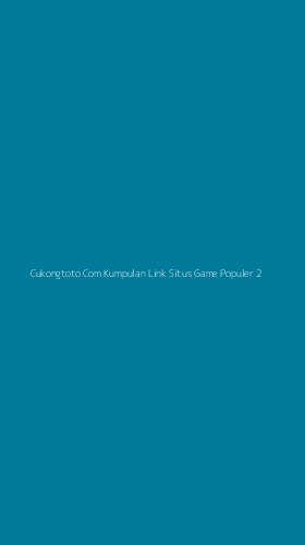 Tampilan Antarmuka Aplikasi Cukongtoto Com Kumpulan Link Situs Game Populer - 2