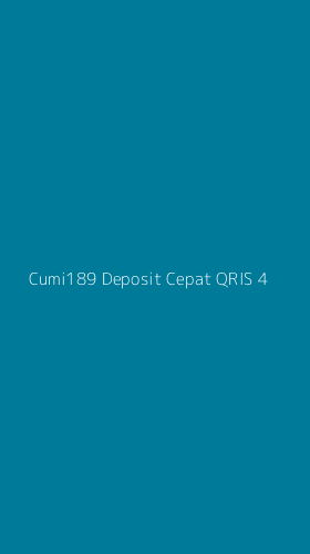 Tampilan Antarmuka Aplikasi Cumi189 Deposit Cepat Qris - 4