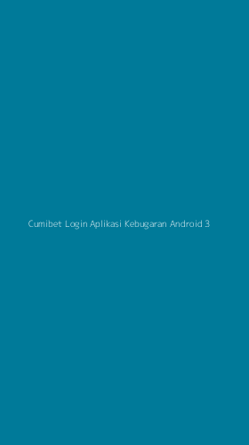Tampilan Antarmuka Aplikasi Cumibet Login Aplikasi Kebugaran Android - 3