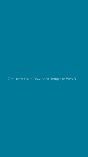 Tampilan Antarmuka Aplikasi Cumitoto Login Download Template Web - 3
