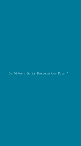 Tampilan Antarmuka Aplikasi Cun4d Portal Daftar Dan Login Akun Resmi - 1