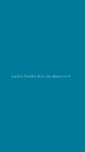 Tampilan Antarmuka Aplikasi Cupslot Prediksi Bola Jitu Malam Ini - 4