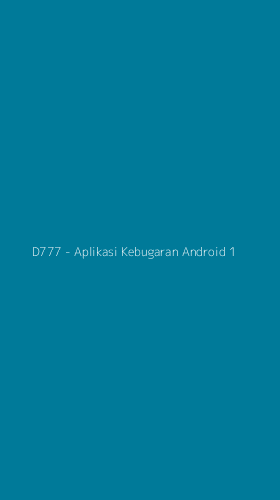 Tampilan Antarmuka Aplikasi D777 - Aplikasi Kebugaran Android - 1