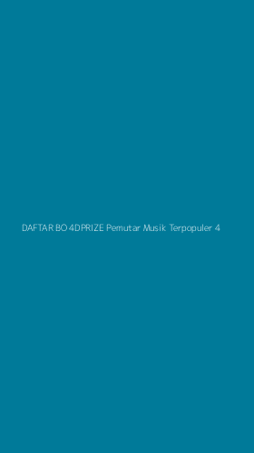 Tampilan Antarmuka Aplikasi Daftar Bo 4dprize Pemutar Musik Terpopuler - 4
