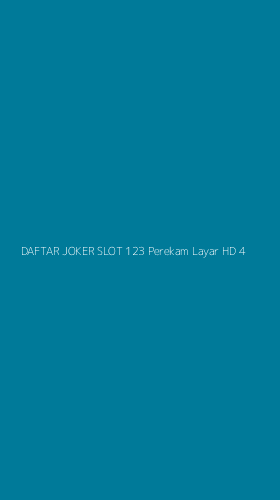 Tampilan Antarmuka Aplikasi Daftar Joker Slot 123 Perekam Layar Hd - 4
