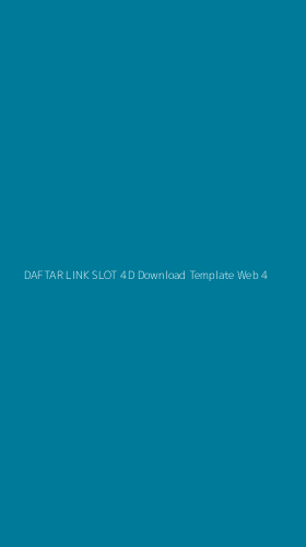 Tampilan Antarmuka Aplikasi Daftar Link Slot 4d Download Template Web - 4