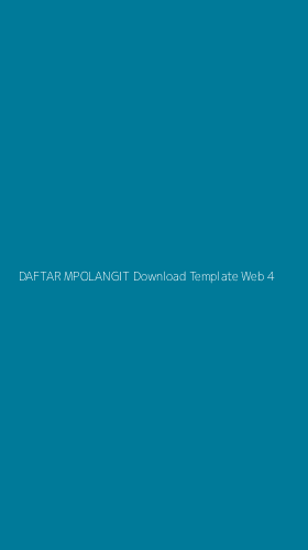 Tampilan Antarmuka Aplikasi Daftar Mpolangit Download Template Web - 4