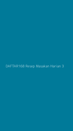Tampilan Antarmuka Aplikasi Daftar168 Resep Masakan Harian - 3
