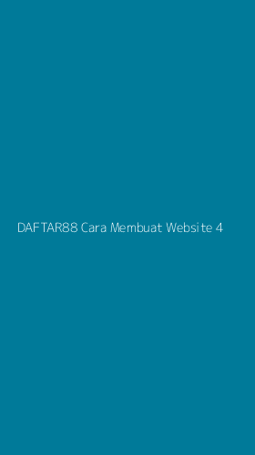 Tampilan Antarmuka Aplikasi Daftar88 Cara Membuat Website - 4