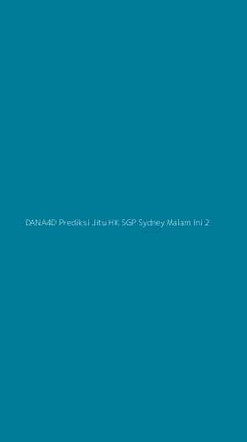 Tampilan Antarmuka Aplikasi Dana4d Prediksi Jitu Hk Sgp Sydney Malam Ini - 2