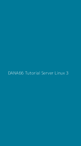 Tampilan Antarmuka Aplikasi Dana66 Tutorial Server Linux - 3