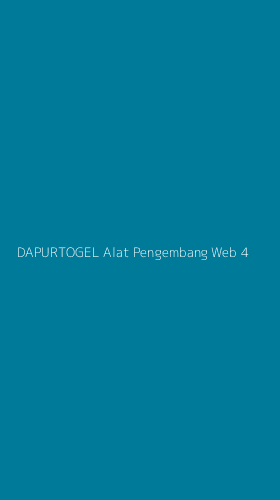 Tampilan Antarmuka Aplikasi Dapurtogel Alat Pengembang Web - 4