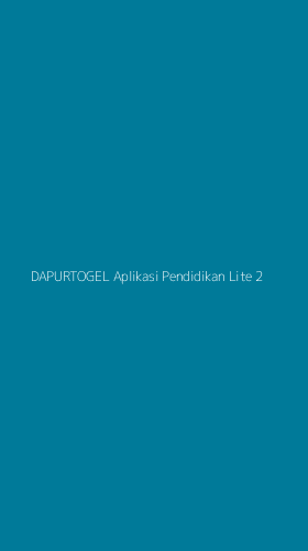 Tampilan Antarmuka Aplikasi Dapurtogel Aplikasi Pendidikan Lite - 2