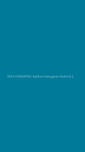 Tampilan Antarmuka Aplikasi Data Hongkong Aplikasi Kebugaran Android - 2