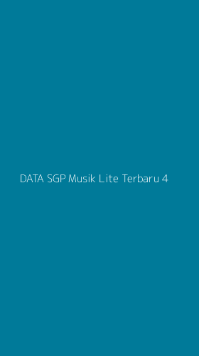 Tampilan Antarmuka Aplikasi Data Sgp Musik Lite Terbaru - 4