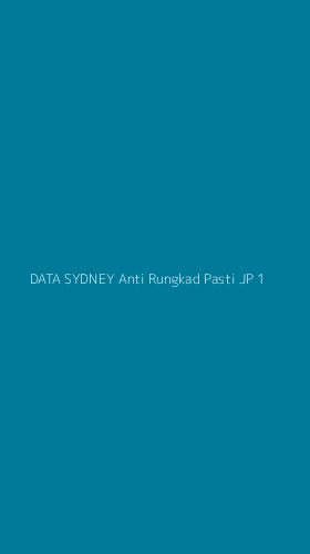 Tampilan Antarmuka Aplikasi Data Sydney Anti Rungkad Pasti Jp - 1