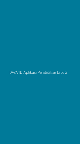 Tampilan Antarmuka Aplikasi Daya4d Aplikasi Pendidikan Lite - 2