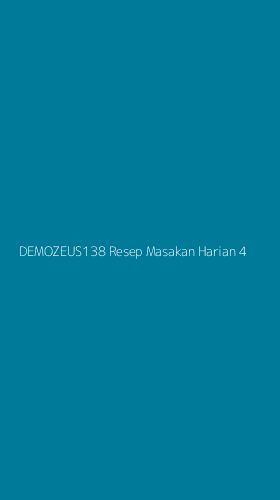 Tampilan Antarmuka Aplikasi Demozeus138 Resep Masakan Harian - 4