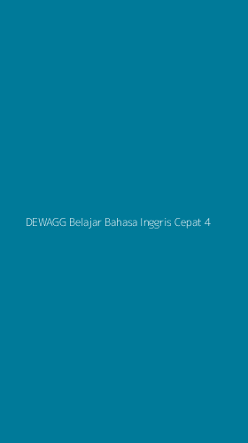 Tampilan Antarmuka Aplikasi Dewagg Belajar Bahasa Inggris Cepat - 4