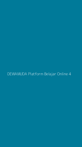 Tampilan Antarmuka Aplikasi Dewamuda Platform Belajar Online - 4