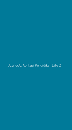 Tampilan Antarmuka Aplikasi Dewigol Aplikasi Pendidikan Lite - 2