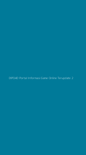 Tampilan Antarmuka Aplikasi Dipo4d Portal Informasi Game Online Terupdate - 2