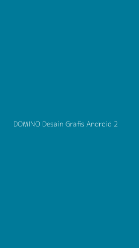 Tampilan Antarmuka Aplikasi Domino Desain Grafis Android - 2