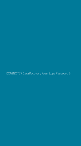 Tampilan Antarmuka Aplikasi Domino777 Cara Recovery Akun Lupa Password - 3