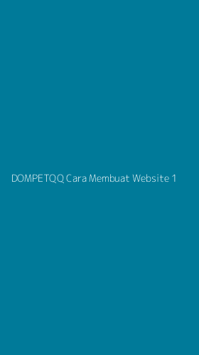 Tampilan Antarmuka Aplikasi Dompetqq Cara Membuat Website - 1