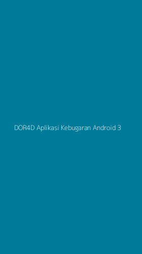Tampilan Antarmuka Aplikasi Dor4d Aplikasi Kebugaran Android - 3