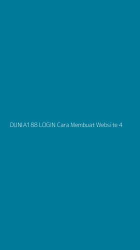 Tampilan Antarmuka Aplikasi Dunia188 Login Cara Membuat Website - 4